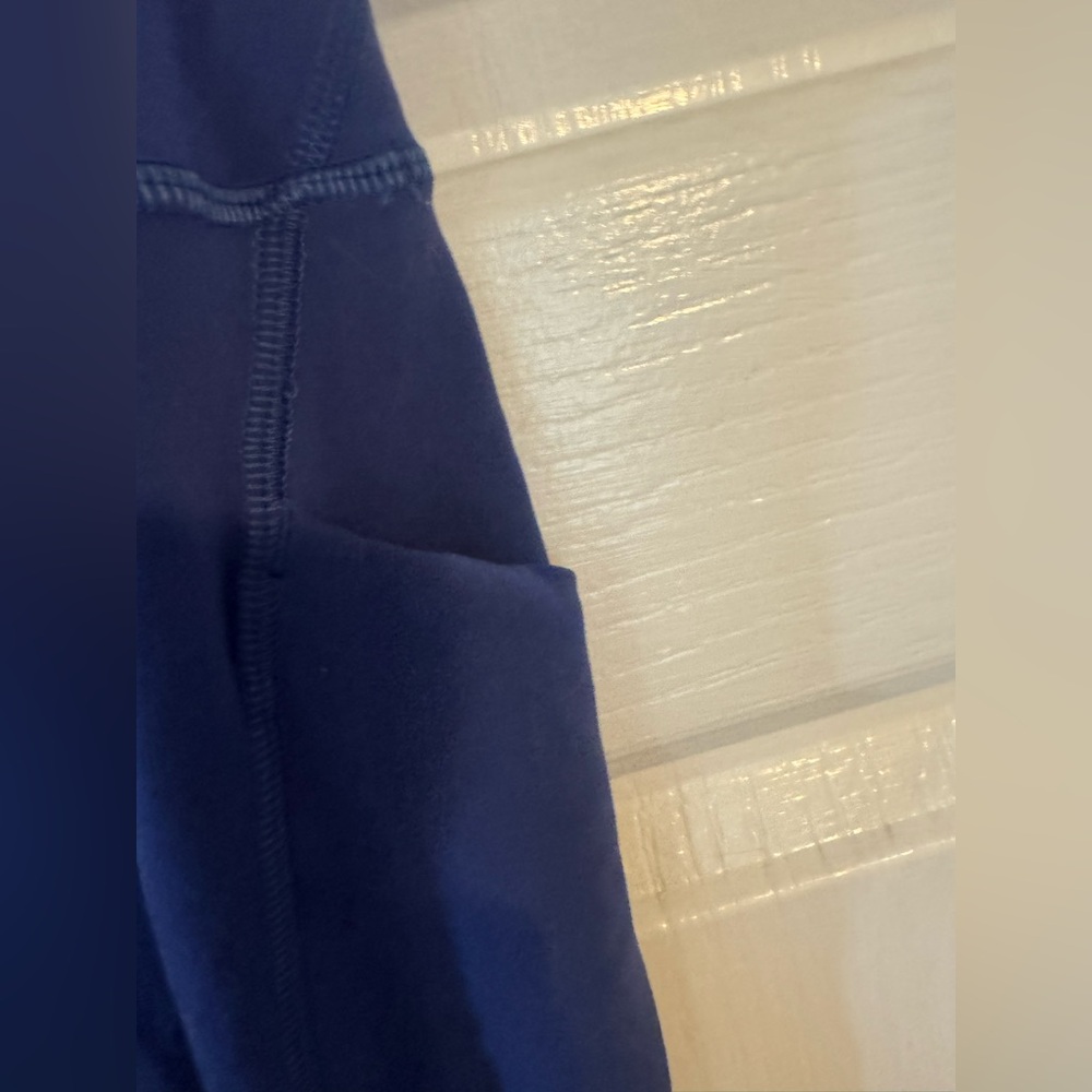 LULULEMON “Wunder Train High-Rise Tights with pockets 25” blue leggings - Picture 8 of 10